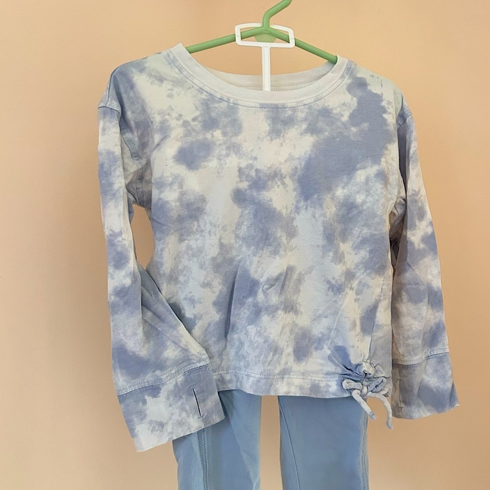 Carter’s Blue Tie-Dye Lounge/Yoga Set | Size 4 | 2 Piece Set